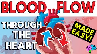 Blood Flow Through the Heart Made Easy in 5 Minutes [upl. by Effy944]