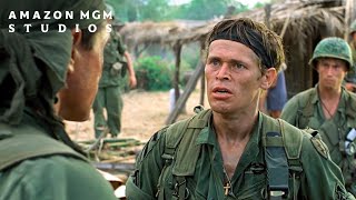 PLATOON 1986  Elias Confronts Barnes  MGM [upl. by Enahsed]