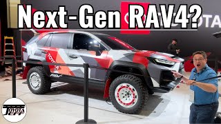 NextGen Toyota RAV4 Revealed at SEMA Introducing Toyota RAVX [upl. by Hanford]