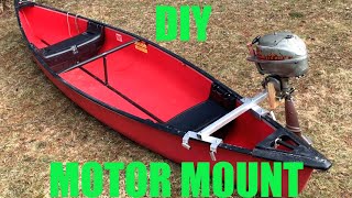 Canoe Trolling Motor Mount Are They Worth It DIY Cheep and Sturdy Minn Kota 36 Tested [upl. by Dirgni]