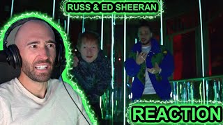 RUSS  ARE YOU ENTERTAINED FT ED SHEERAN RAPPER REACTION [upl. by Eadrahc]