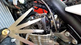 Valve Clearance Check 1800mi 24 KTM 500 EXCF [upl. by Dixon56]