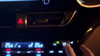 Toyota CHR Fast Eco Button AC mode explanation [upl. by Elyrad401]