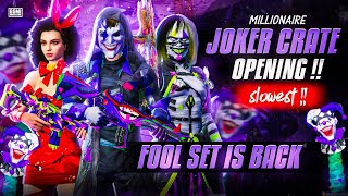 New Joker Crate Opening  The Fool Set Crate Opening  The Fool M416 Crate Opening [upl. by Nennek47]