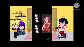 Darling in the franxx react to Naruto very short [upl. by Letnwahs]