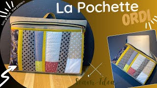 Coudre une Pochette pour Ordinateur Portable  Stylish Sewing Tutorial The Perfect Laptop Sleeve [upl. by Herod]