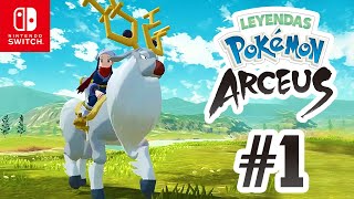 Primeras 2 horas de Leyendas Pokémon Arceus  Gameplay 1 juego completo en Español  Switch [upl. by Yrod]