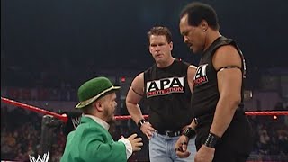 Hornswoggle vs Carlito amp Jonathan Coachman APA Helps Horswoggle WWE Raw December 3 2007 HD [upl. by Cass]