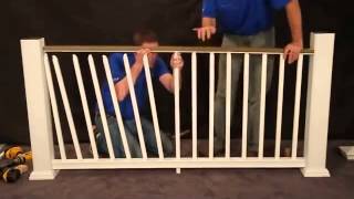 A Quick amp Easy Transform Railing Installation [upl. by Ahtiekahs]