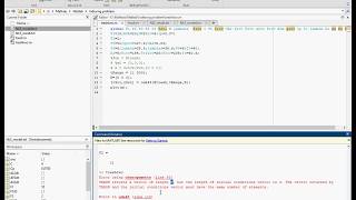 Trying to fix a problem in a MATLAB code Array indices must be positive integers or logical values [upl. by Nyladgam]