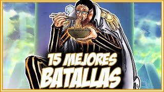 Las 15 PELEAS MÁS ÉPICAS de One Piece [upl. by Ahs]