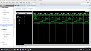 4bit ring counter using Verilog HDL in Xilinx Vivado [upl. by Porte284]