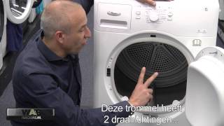 Whirlpool AWZ7777 condensdroger oa voorzien van de 6th Sense technologie Bekijk de demo video [upl. by Losse444]