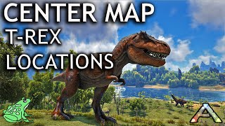 Best Rex Locations on the Center Map  Ark Survival Evolved [upl. by Eceirahs]