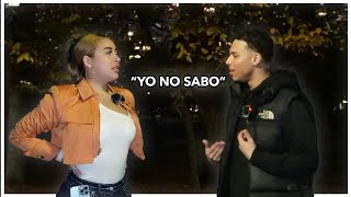 No Sabo Kid learns Spanish from a Spanish Gyal [upl. by Arny175]