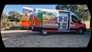 Camperros Nuestras furgonetas acondicionadas [upl. by Aleda]