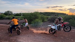 CABO DE GUERRA INSANO  MINI MOTO vs CRF [upl. by Aimee]