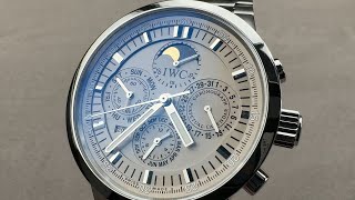 IWC GST Perpetual Calendar Chronograph IW375607 IWC Watch Review [upl. by Oimetra]