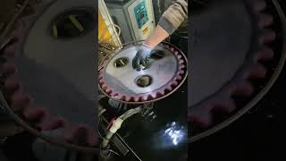 🔥 Induction Hardening in Action Watch Gears Strengthen to Perfection ✨ [upl. by Feodore]