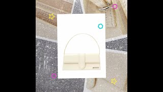 Jacquemus Ivory Leather Le Bambino Long Shoulder Bag [upl. by Perry]