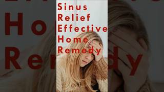 Sinus Relief  Sinus Home Remedies  How To Cure Sinus At Home  Sinus Treatment [upl. by Aissert337]