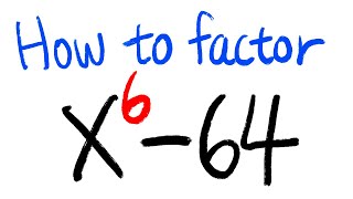 How to factor x664 algebra tutorial [upl. by Diantha]