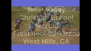 WVCS Elementary Sports Flag Football at School near Reseda Woodland Hills and Canoga Park [upl. by Shaylynn639]