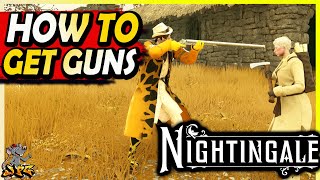 NIGHTINGALE How To Get Guns Guide To Crafting Guns Ammo And Unlocking All 3 Types [upl. by Pollock]