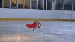 Danielle Calthorpe ice skating leona lewis [upl. by Aciram]