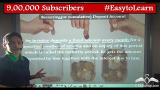 Calculation of Interest on Recurring Deposit  Banking  Class 10  CBSE  NCERT  ICSE [upl. by Eessac]