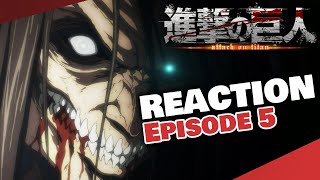 LA GUERRE EST DÉCLARÉE  SHINGEKI NO KYOJIN SAISON 4 EPISODE 5 REACTION [upl. by Siddon89]