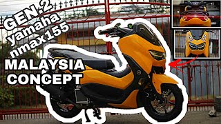 yamaha nmax155 version2 Malaysian concept sarap sa mata mga ser Dawn Mcrider [upl. by Gurney]