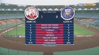 SIMBA SC10 AZAM FC VPL FULL HIGHLIGHTS 07022018 [upl. by Sherurd414]