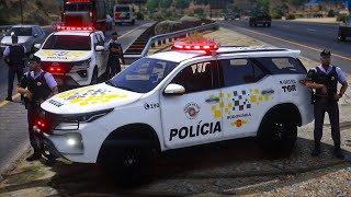 TOR  TÁTICO OSTENSIVO RODOVIÁRIO em AÇÃO  GTA 5 POLICIAL [upl. by Ahseiyn632]