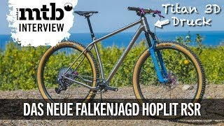 Falkenjagd Titan Bikes I Hoplit RSR 2025 I NEU I Vorstellung des neuen Titan MTB Hardtails [upl. by Ardith]