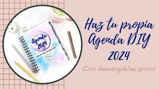 Cómo hacer tu propia agenda DIY 2024 con imprimibles gratis [upl. by Shafer]