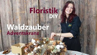 DIYAdventskranz aus natürlichen Materialien [upl. by Skees]