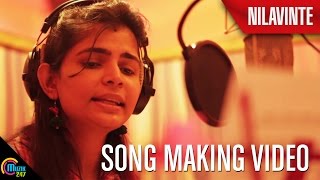 Nilavinte Song Making Video Nilathattam Music Album Ft Chinmayi [upl. by Tisbe]