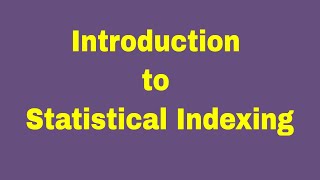 INTRODUCTION TO STATISTICAL INDEXING  Information Retrieval Systems  IRS [upl. by Duer]