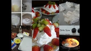 Resepi Mini Pavlova Langkah Demi Langkah [upl. by Dlnaod372]