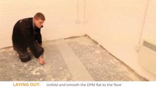 How to lay sheet based Damp Proof Membrane [upl. by Thagard315]