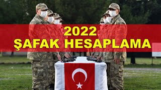 ŞAFAK NASIL HESAPANIR   2022 Şafak Hesaplama [upl. by Helfand313]