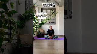 Butterfly pose stayfitandhealthallthetime yoga uterushealth [upl. by Delano]