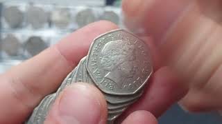 £50 50p Coin Hunt for EVERY UK 50p 25 [upl. by Lacsap]