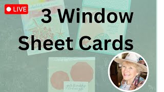 3 Window Sheet Cards You Can Make That Are Unique And Fun [upl. by Egief]