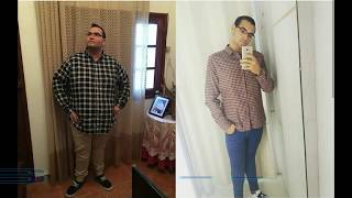 TRANSFORMACIÓN ADELGAZAMIENTO 10 MESES 80 KILOS IMPRESIONANTE  DE GORDO A DELGADO [upl. by At857]