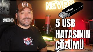 Windows 10da USBnin Tanınmaması Nasıl Düzeltilir  USB aygıtı tanınmadı çözümü [upl. by Ainahtan295]