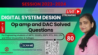 DSD80 DAC DigitaltoAnalog Converter OP AMP Operational Amplifier Solved Questions [upl. by Wilkey]