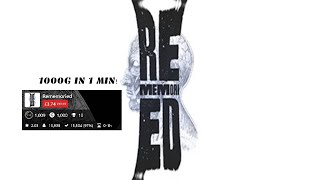 Rememoried  1000G IN LESS THAN 1 MIN Now on Sale [upl. by Glory]