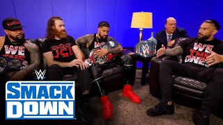 Roman Reigns makes Sami Zayn responsible for Jey Uso SmackDown Oct 7 2022 [upl. by Anatnas]